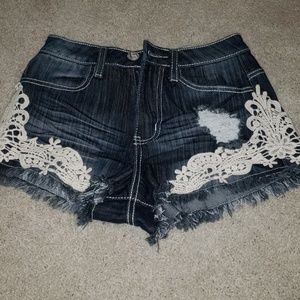 Lace shorts